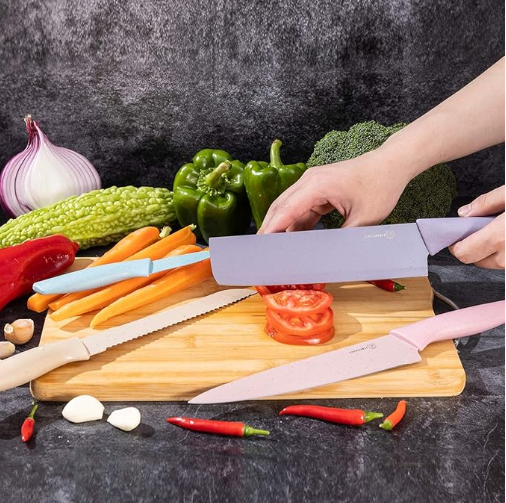Juego de 6 cuchillos de cocina - Pack 2x1